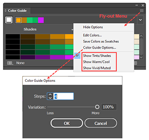 Illustration of How to Change the Color Guide Matrix