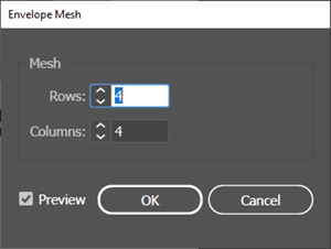 Illustration of Envelope Mesh dialog