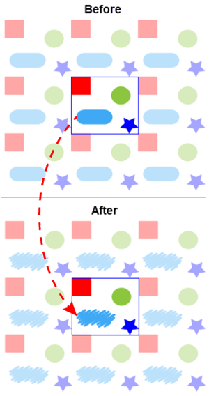 Illustration of How to Edit the Pattern Swatch Art