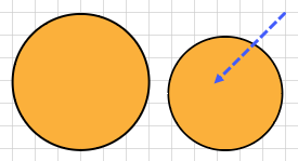 Screen shot of Scaling in Both Dimensions with the Free Transform tool