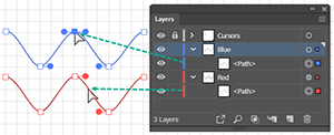 Direct Selecting a Shared Anchor Point